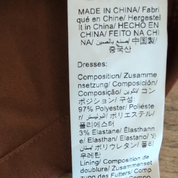 SHEIN Girls Brown Cropped Button Shirt 9-12MOS        AB139 - Picture 5 of 5